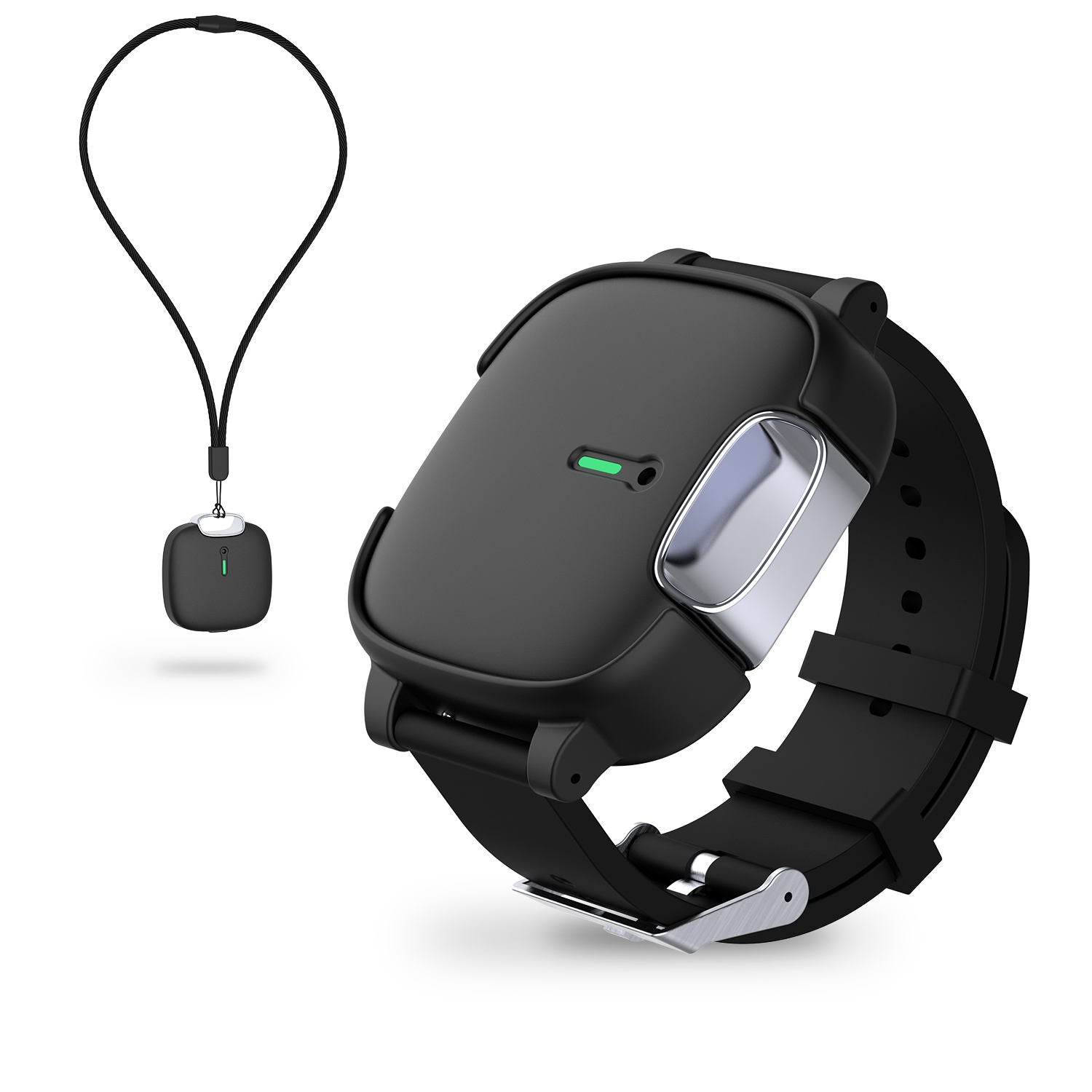 AltaX élixir ATMOS 3-in-1 wearable air purifier with HyperRelease anion tech, removes 99.9% pollutants, virus, bacteria, filterless.