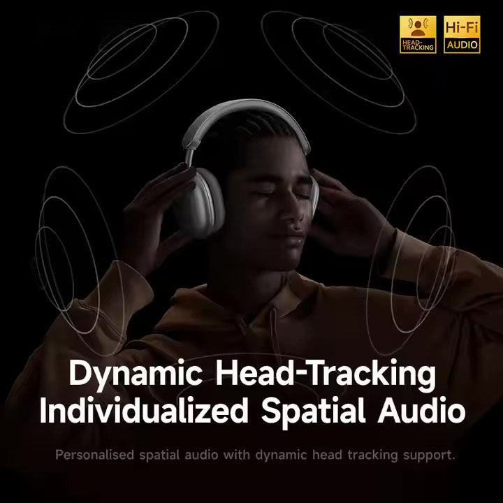 AltaX One Flagship wireless over-ear headphones with mic, titanium drivers, spatial audio, and 80-hour battery life.