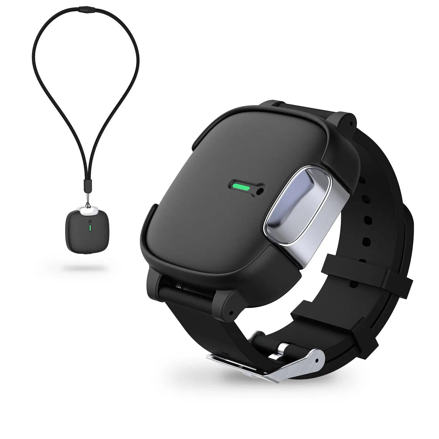 AltaX élixir ATMOS 3-in-1 wearable air purifier with HyperRelease anion tech, removes 99.9% pollutants, virus, bacteria, filterless.