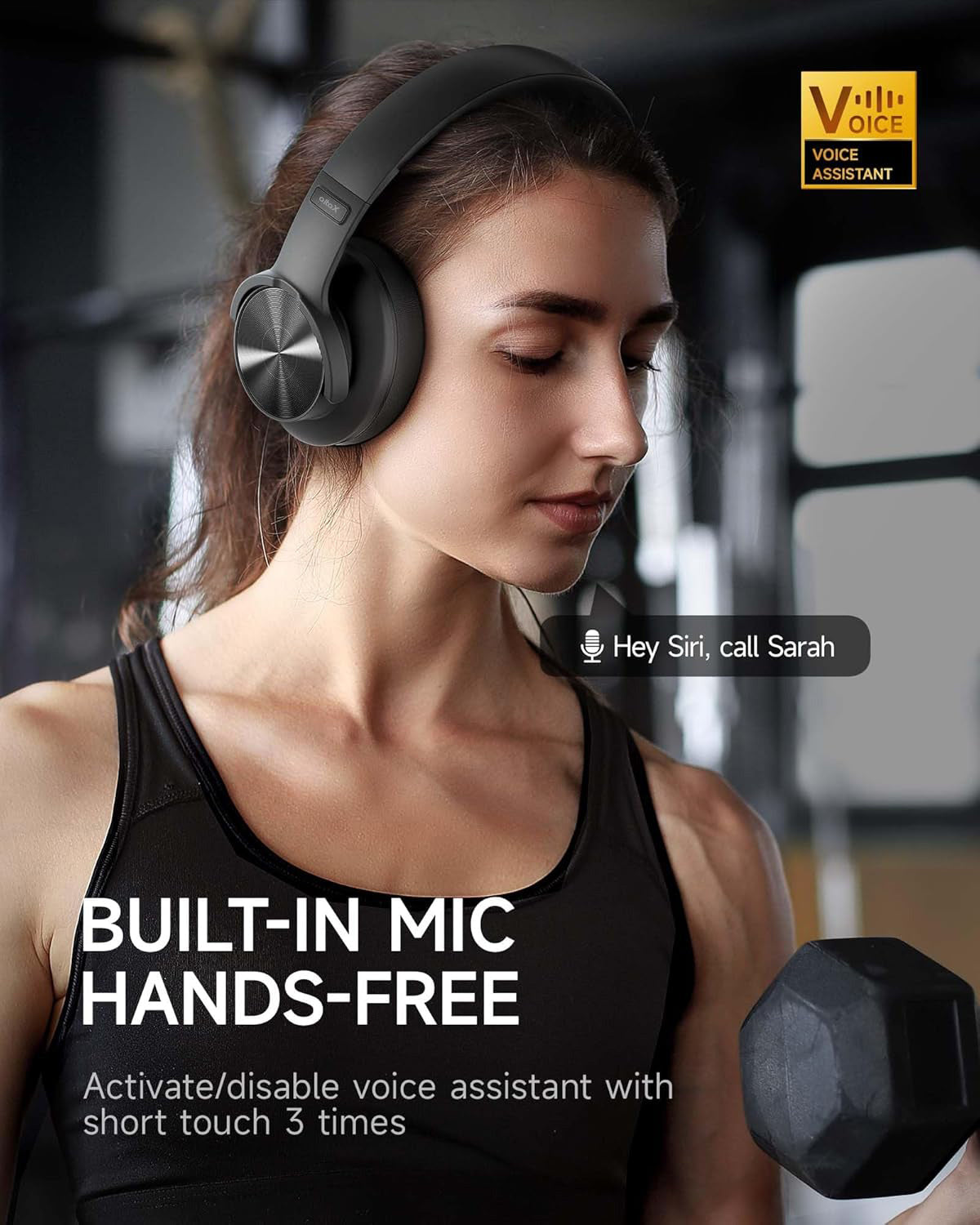 AltaX Space wireless over-ear Bluetooth headphones with touch controls, multi-point connect, and industry-leading sound quality.