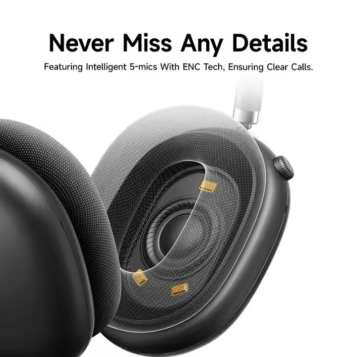 AltaX One Flagship wireless over-ear headphones with mic, titanium drivers, 80H battery, spatial audio, and active noise cancellation.